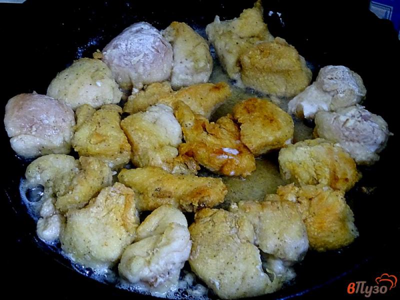 Фото приготовление рецепта: Свиной карбонат из куриного филе шаг №7