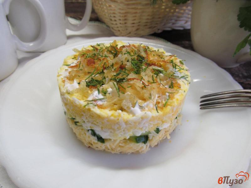 Фото приготовление рецепта: Салат с картофелем пай шаг №10