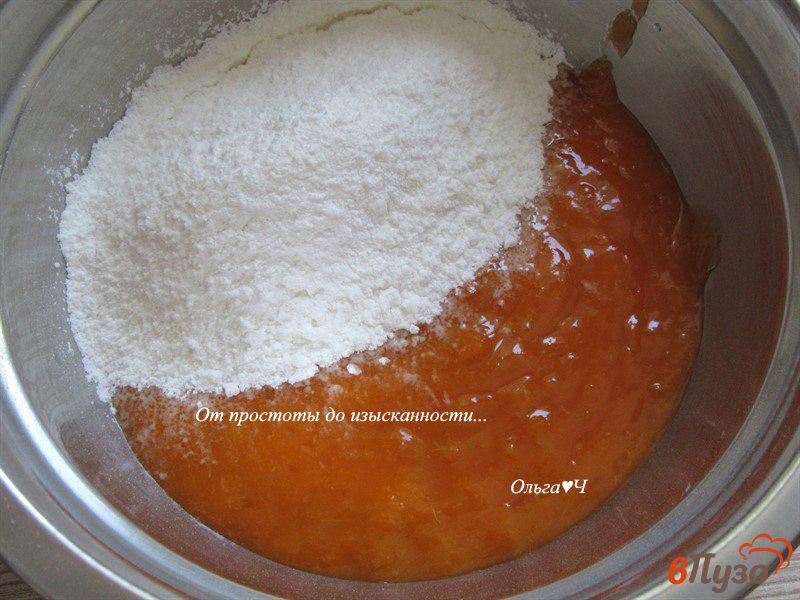 Фото приготовление рецепта: Пирог с абрикосовой начинкой шаг №4