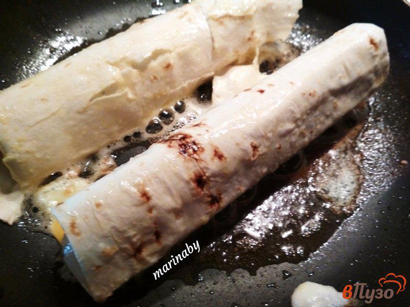 Фото приготовление рецепта: Сосиска в лаваше шаг №5