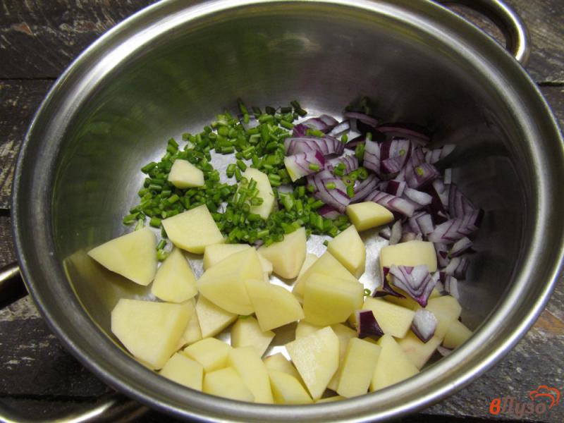 Фото приготовление рецепта: Суп кукурузный с фрикадельками шаг №1