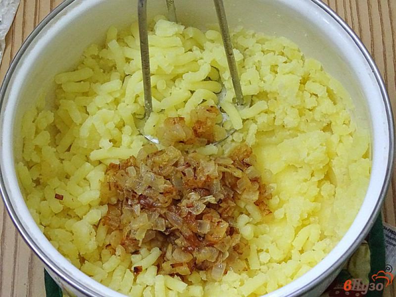Фото приготовление рецепта: Картофельные трубочки в лаваше шаг №3