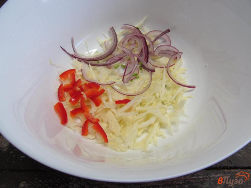 Фото приготовление рецепта: Салат с ветчиной рисом и болгарским перцем шаг №1