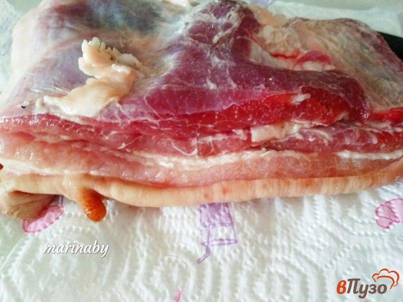 Фото приготовление рецепта: Картофельная бабка со свиной зажаркой шаг №3