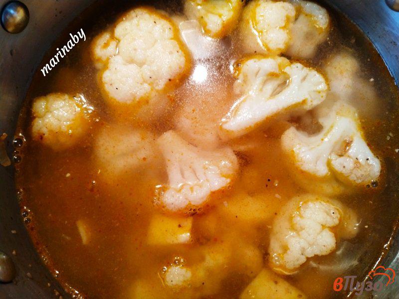 Фото приготовление рецепта: Суп-пюре из цветной капусты шаг №6