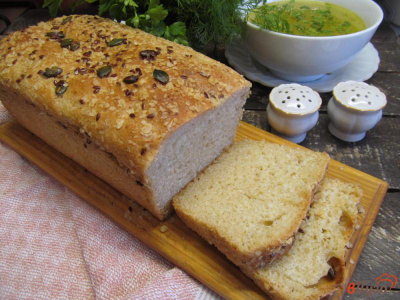 Фото приготовление рецепта: Хлеб из мультизерновой муки шаг №11