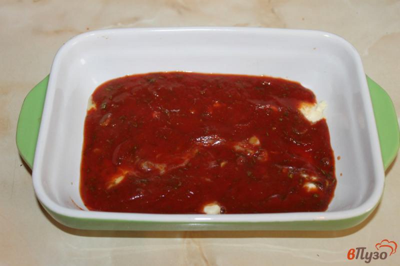 Фото приготовление рецепта: Каннеллони с фаршем под томатным соусом шаг №6