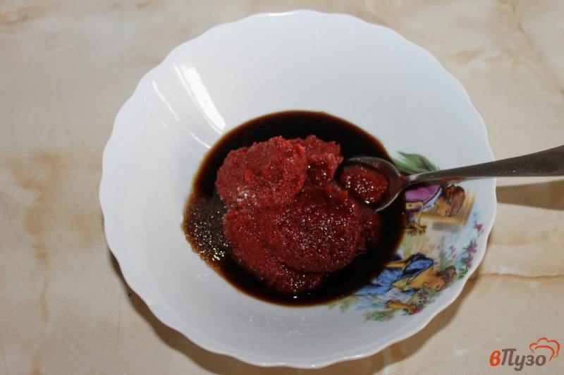 Фото приготовление рецепта: Овощное рагу с шампиньонами в томате шаг №6