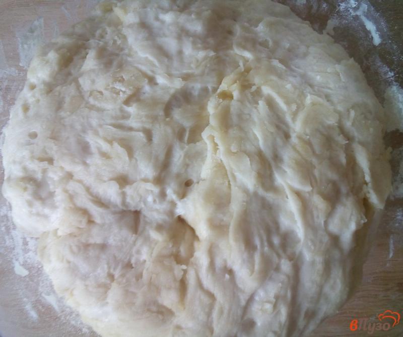Фото приготовление рецепта: Сдобный хлеб с зеленью шаг №4
