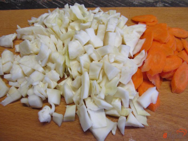 Фото приготовление рецепта: Тушеные овощи с фрикадельками шаг №3