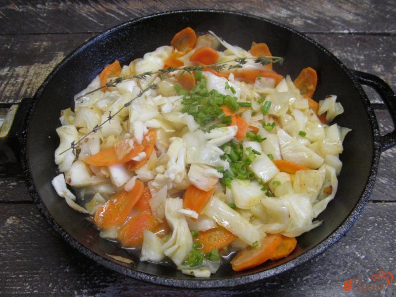 Фото приготовление рецепта: Тушеные овощи с фрикадельками шаг №5