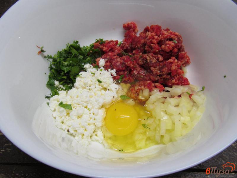 Фото приготовление рецепта: Тушеные овощи с фрикадельками шаг №1