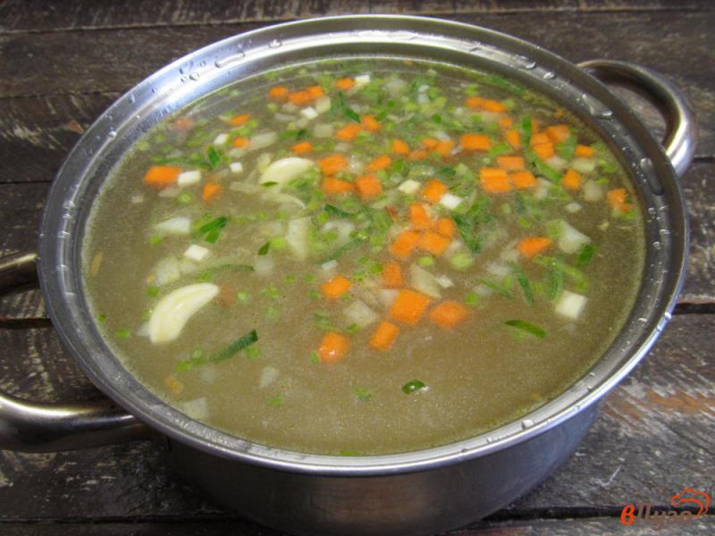 Фото приготовление рецепта: Суп рисовый с фрикадельками шаг №7