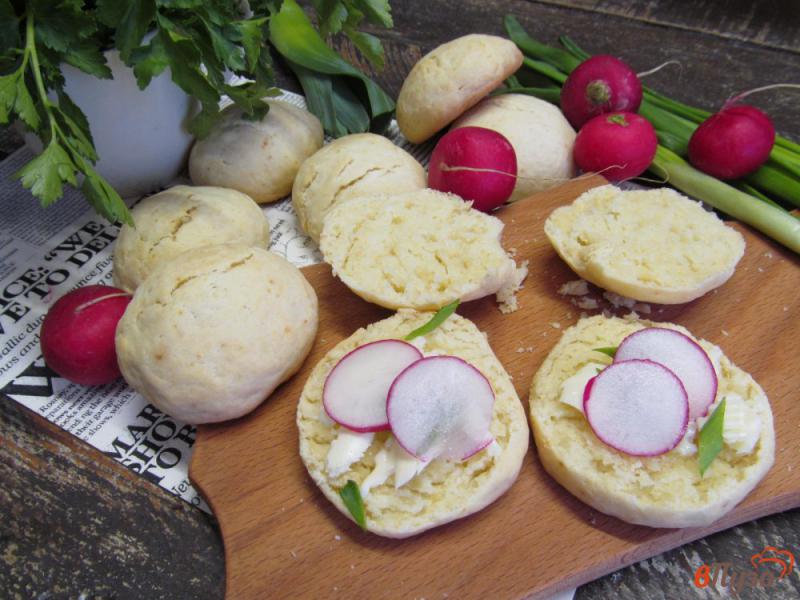 Фото приготовление рецепта: Закусочное печенье - булочки шаг №7