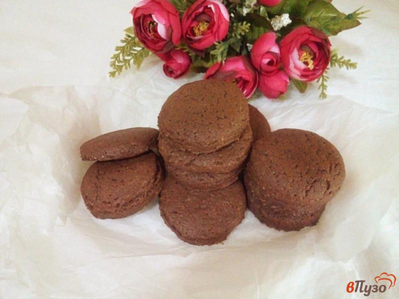 Фото приготовление рецепта: Шоколадное сахарное печенье шаг №7