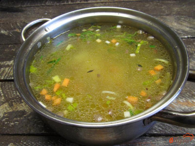 Фото приготовление рецепта: Овощной суп с чечевицей шаг №6