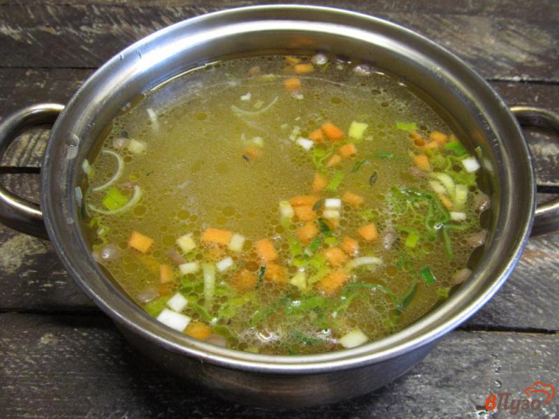 Фото приготовление рецепта: Овощной суп с чечевицей шаг №7