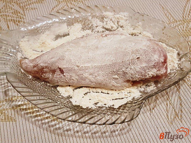 Фото приготовление рецепта: Куриное филе в ореховой панировке шаг №7