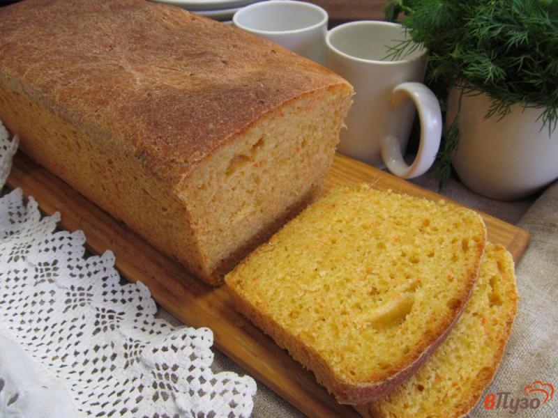 Фото приготовление рецепта: Тыквенный хлеб с морковью шаг №10