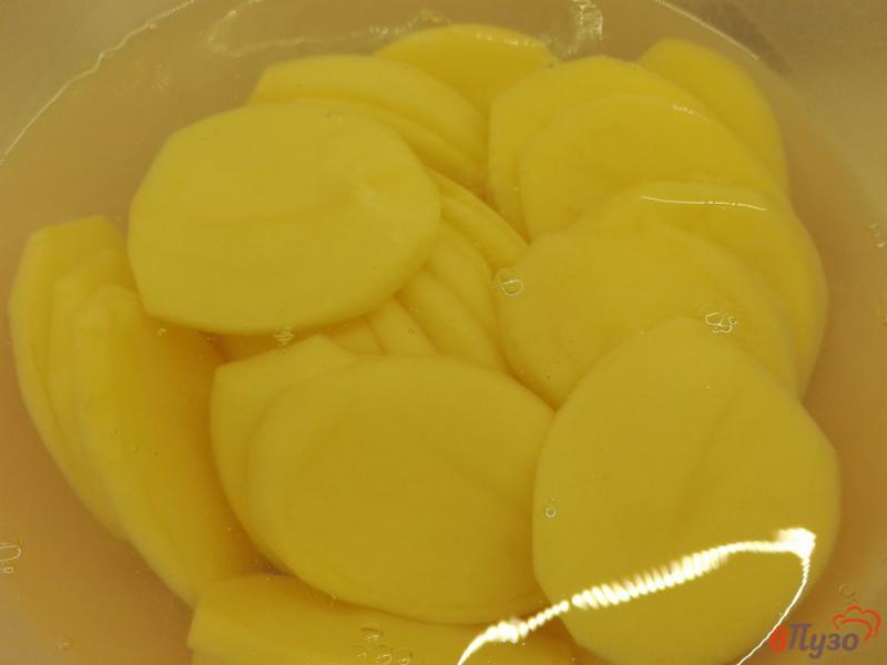 Фото приготовление рецепта: Картофельная запеканка с курицей шаг №2