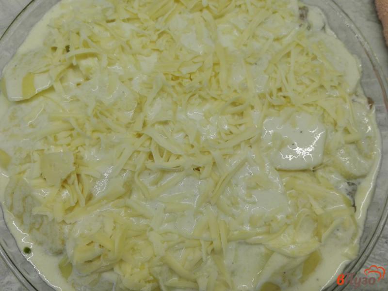 Фото приготовление рецепта: Картофельная запеканка с курицей шаг №13