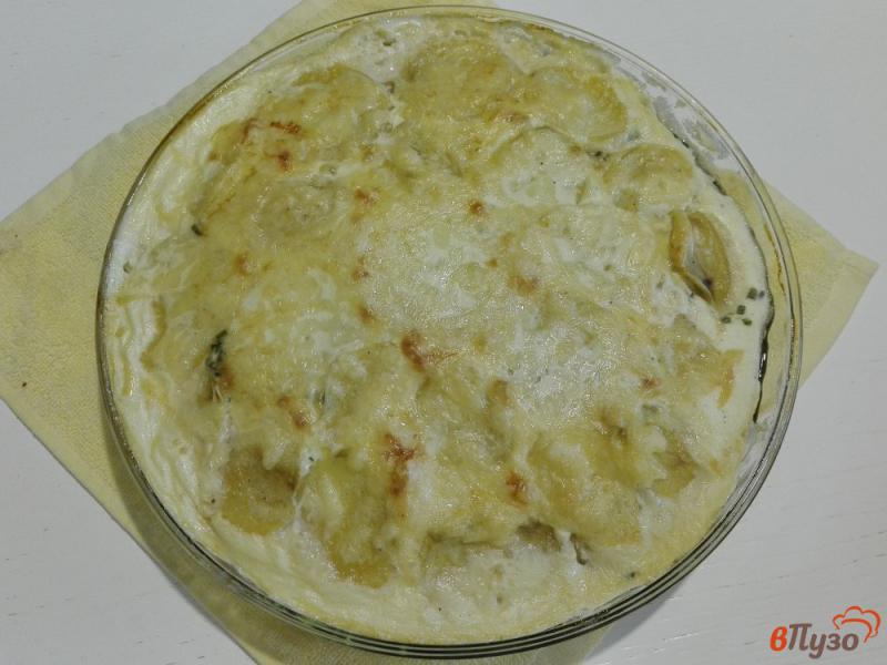 Фото приготовление рецепта: Картофельная запеканка с курицей шаг №14