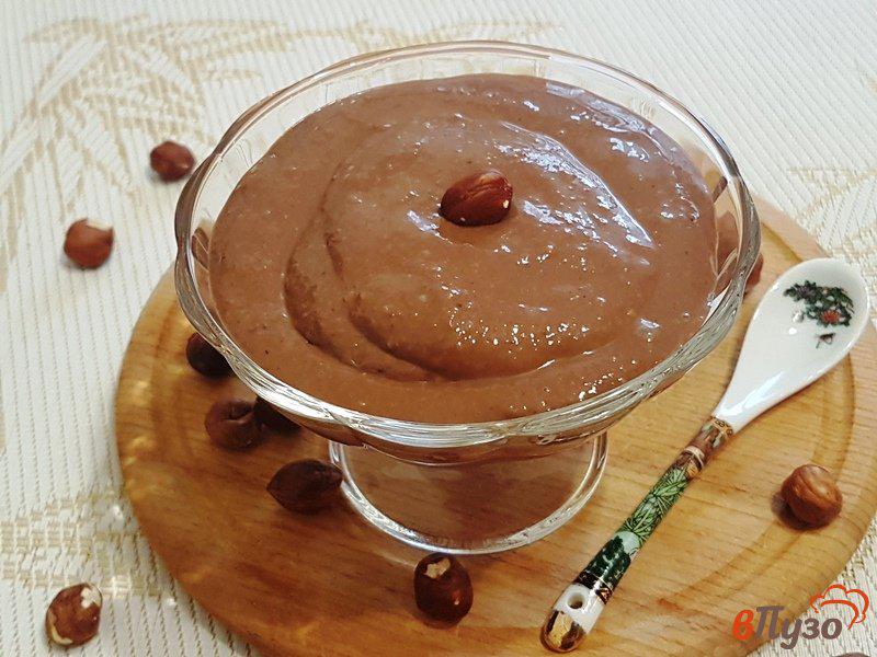 Фото приготовление рецепта: Шоколадно-ореховый пудинг шаг №11