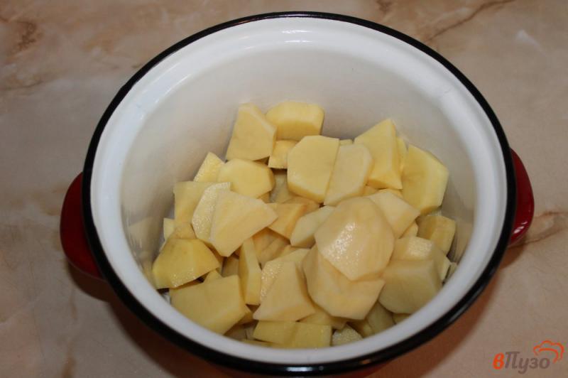 Фото приготовление рецепта: Картофельное пюре с плавленым сырком шаг №1