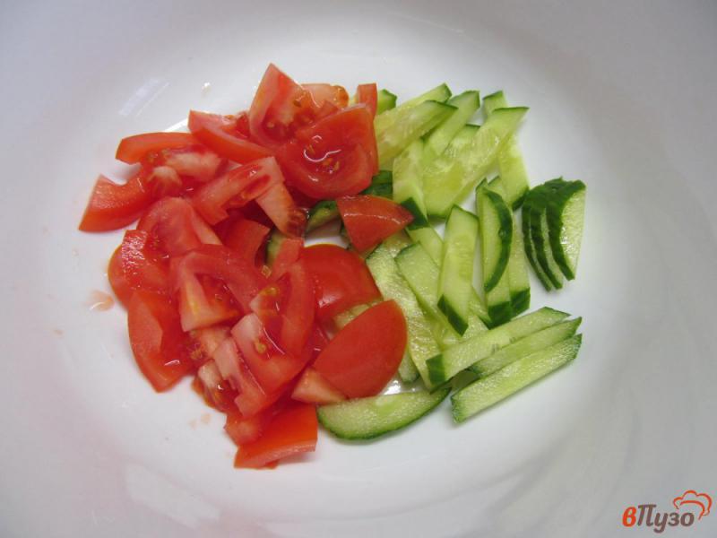 Фото приготовление рецепта: Свежий овощной салат с морковью по-корейски шаг №1