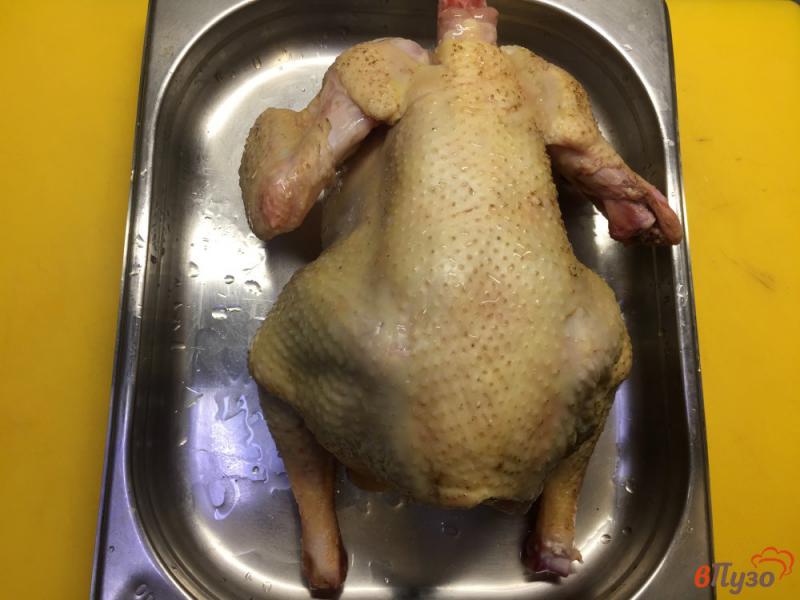 Фото приготовление рецепта: Курица запеченная с яблоками шаг №1