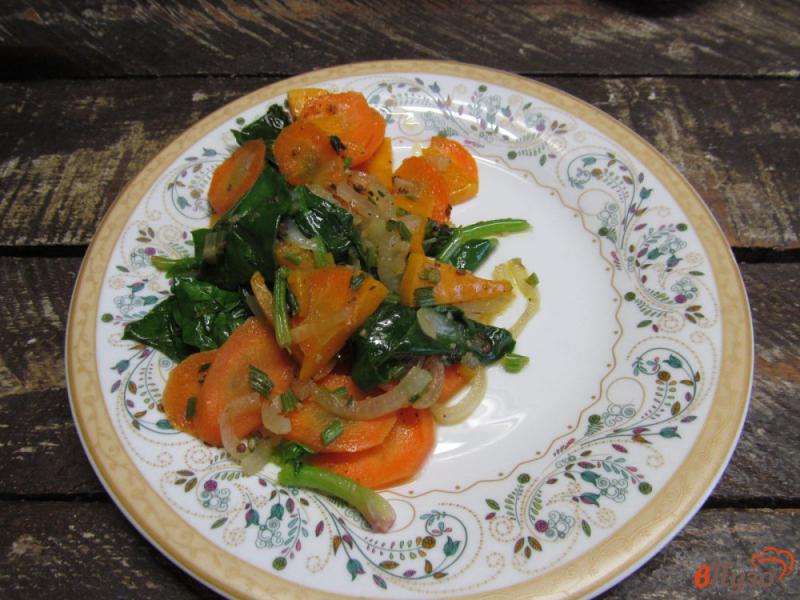 Фото приготовление рецепта: Гарнир из тыквы с морковью и луком шаг №4