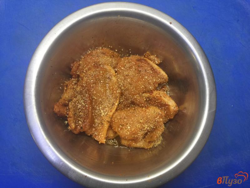Фото приготовление рецепта: Куриное филе гриль шаг №3