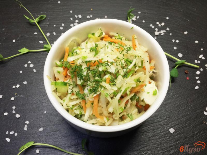 Фото приготовление рецепта: Салат из капусты с морковкой по - корейски шаг №5
