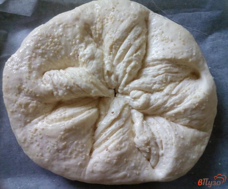 Фото приготовление рецепта: Хлеб на творожном тесте шаг №9