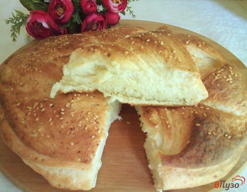 Фото приготовление рецепта: Хлеб на творожном тесте шаг №10