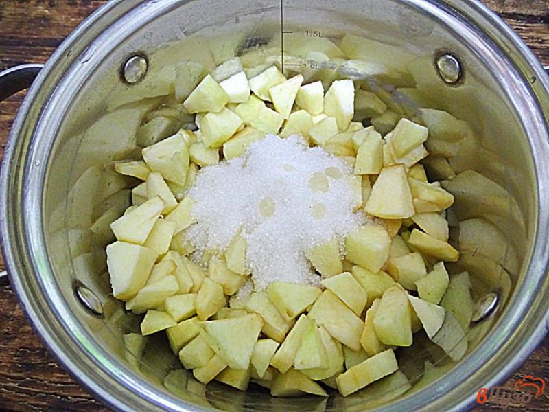 Фото приготовление рецепта: Мусс яблочный шаг №5