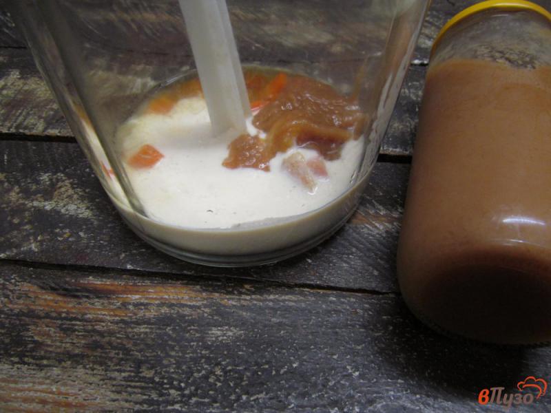 Фото приготовление рецепта: Смузи на ряженке с морковью и тыквой шаг №5