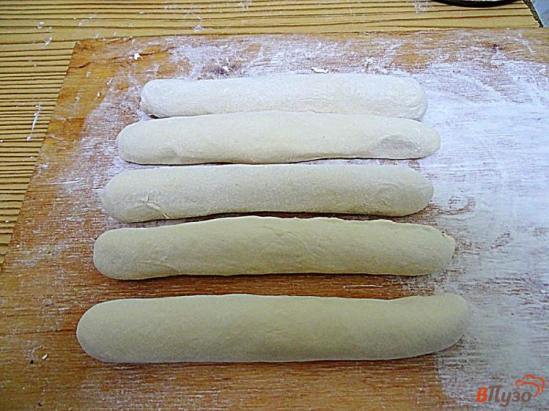 Фото приготовление рецепта: Сосиски в тесте шаг №7