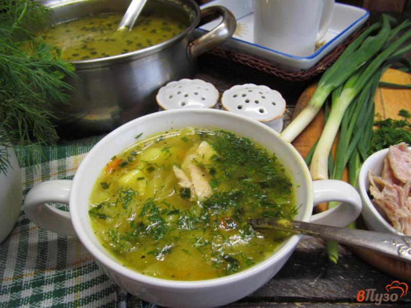 Фото приготовление рецепта: Рисовый суп с квашеной капустой шаг №7