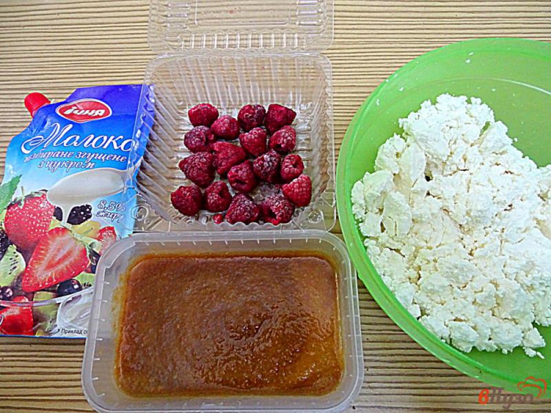 Фото приготовление рецепта: Творожно-персиковый десерт шаг №1