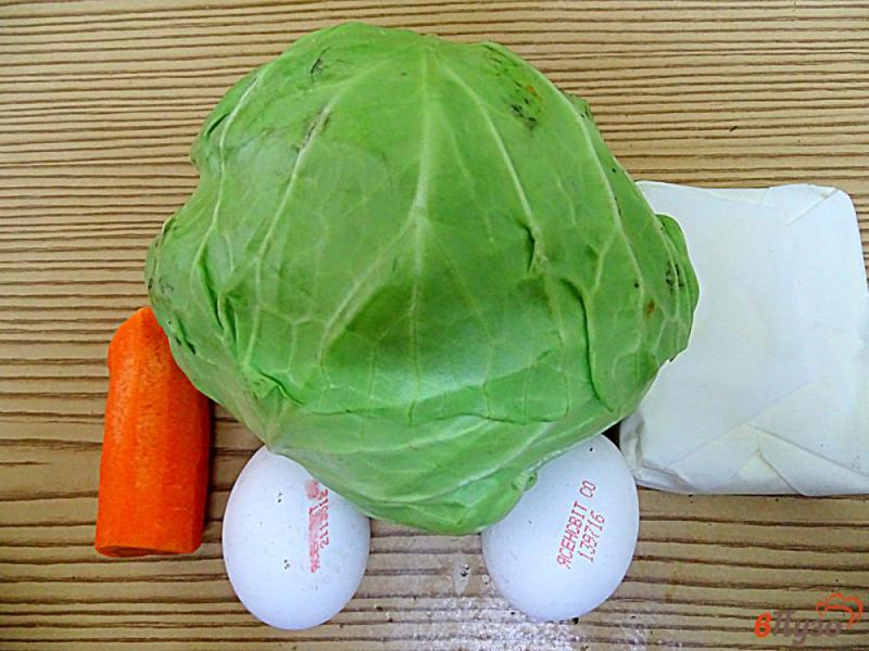 Фото приготовление рецепта: Капуста жареная с яйцом шаг №1