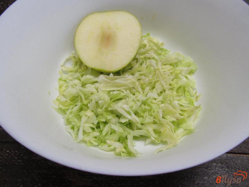 Фото приготовление рецепта: Салат из молодой капусты с яблоком и морковью шаг №1