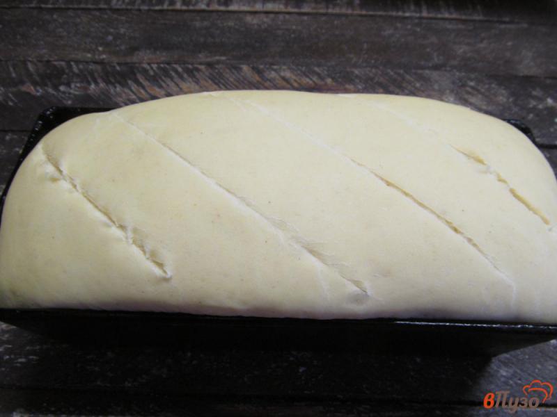 Фото приготовление рецепта: Сдобный кукурузный хлеб шаг №7