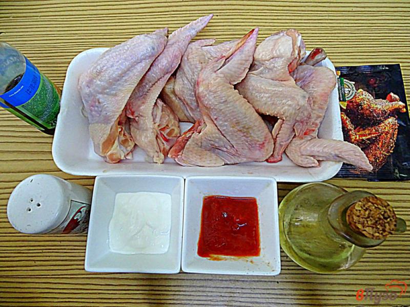 Фото приготовление рецепта: Куриные крылья в микроволовке шаг №1