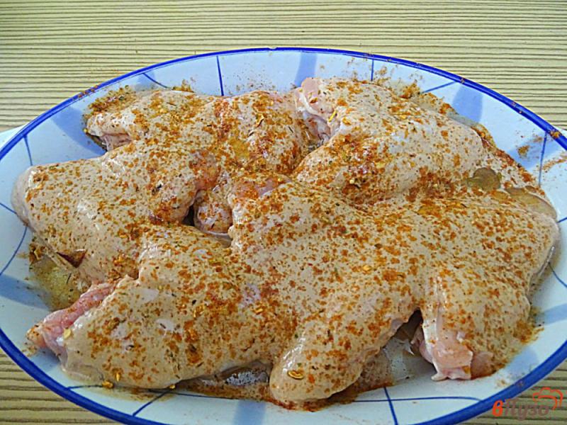 Фото приготовление рецепта: Куриные крылья в микроволовке шаг №5
