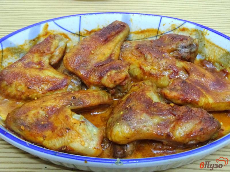 Фото приготовление рецепта: Куриные крылья в микроволовке шаг №6