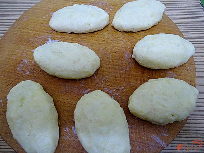 Фото приготовление рецепта: Картофельные зразы с печенью шаг №9