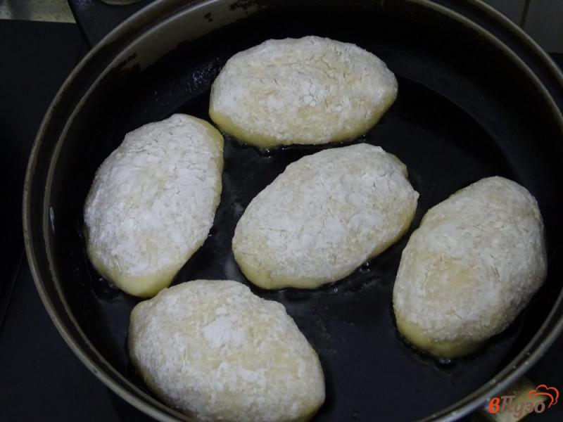 Фото приготовление рецепта: Картофельные зразы с печенью шаг №10
