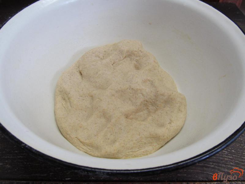 Фото приготовление рецепта: Мультизерновой хлеб на соке кабачка и кефире шаг №6
