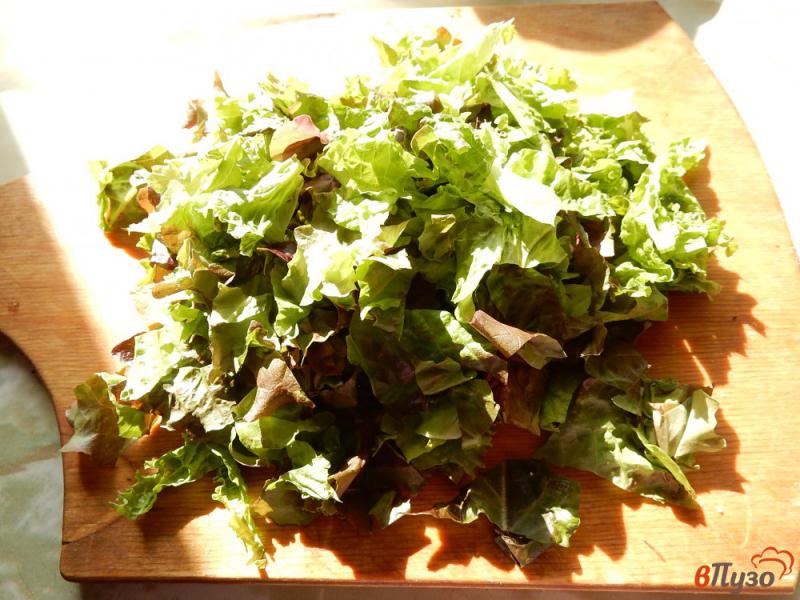 Фото приготовление рецепта: Овощной салат с колбасой шаг №1